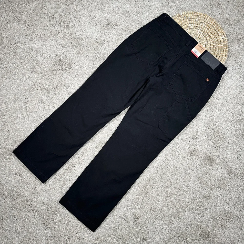 NWOT Eddie Bauer Men’s Canvas Utility Stretch Pants Rugged Workwear Black 34X30